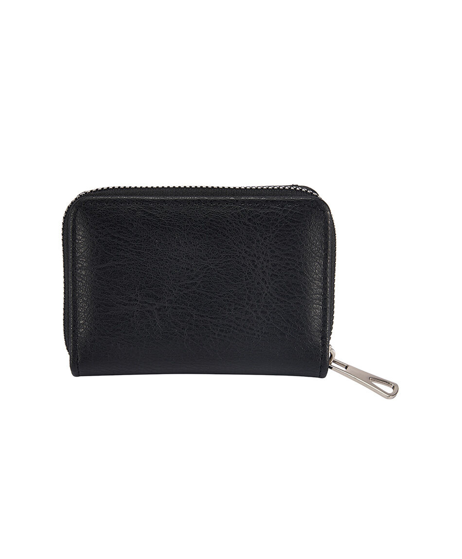 Billetera mujer techas negra