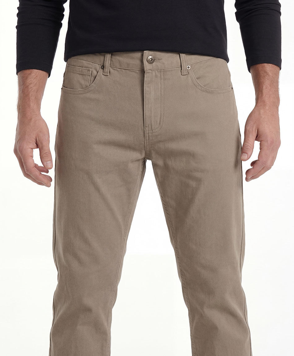 Pantal&oacute;n hombre b&aacute;sico beige