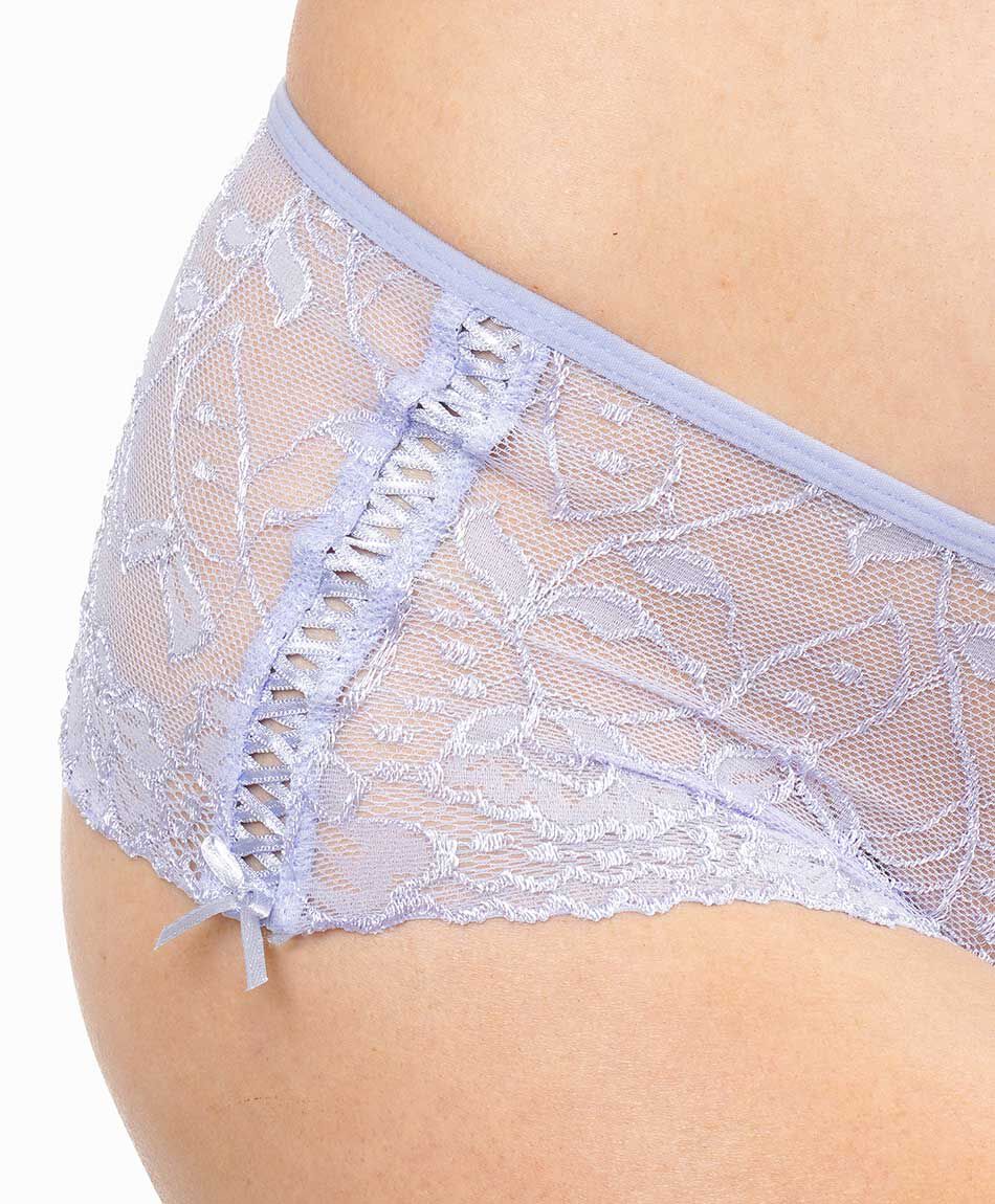 Pantaleta mujer cintas encajes