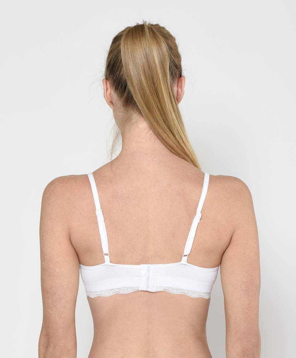 Bralette mujer seamless acanalado
