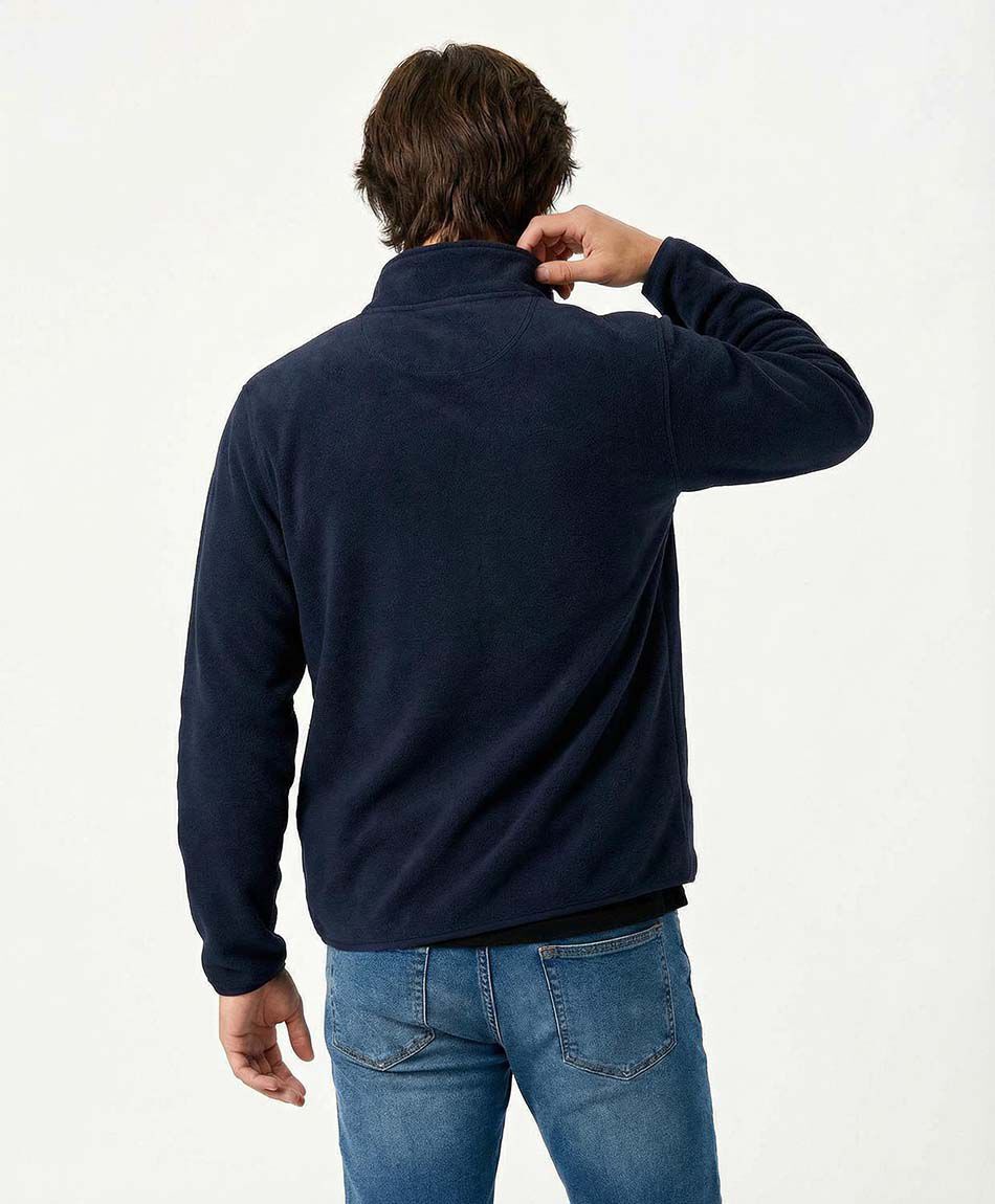 Campera hombre forrada con coral fleece