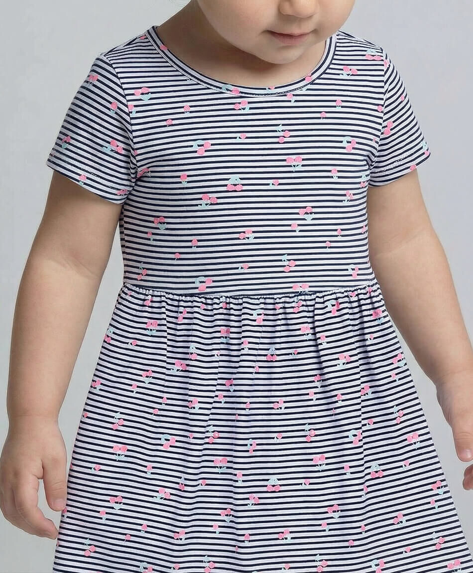 Vestido beb&eacute; l&iacute;neas