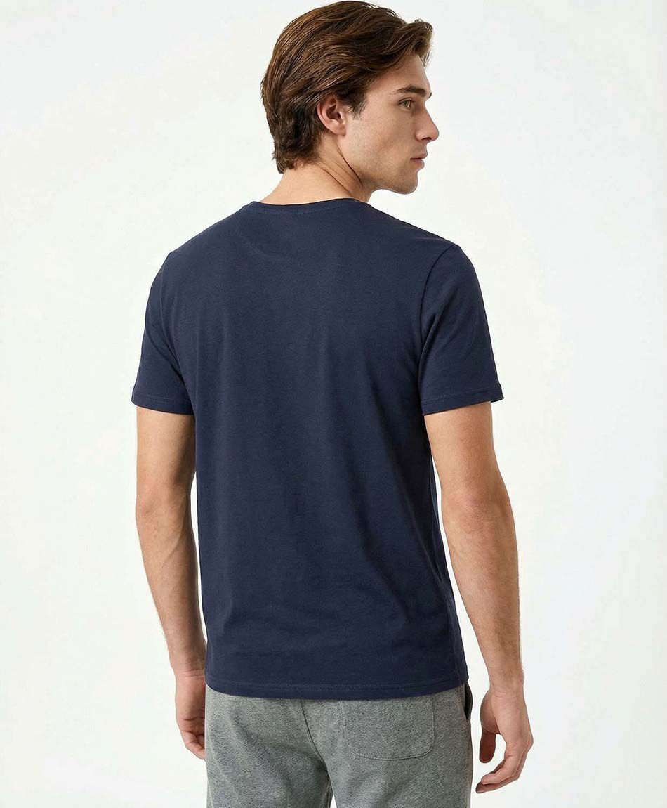 Remera hombre lisa manga corta