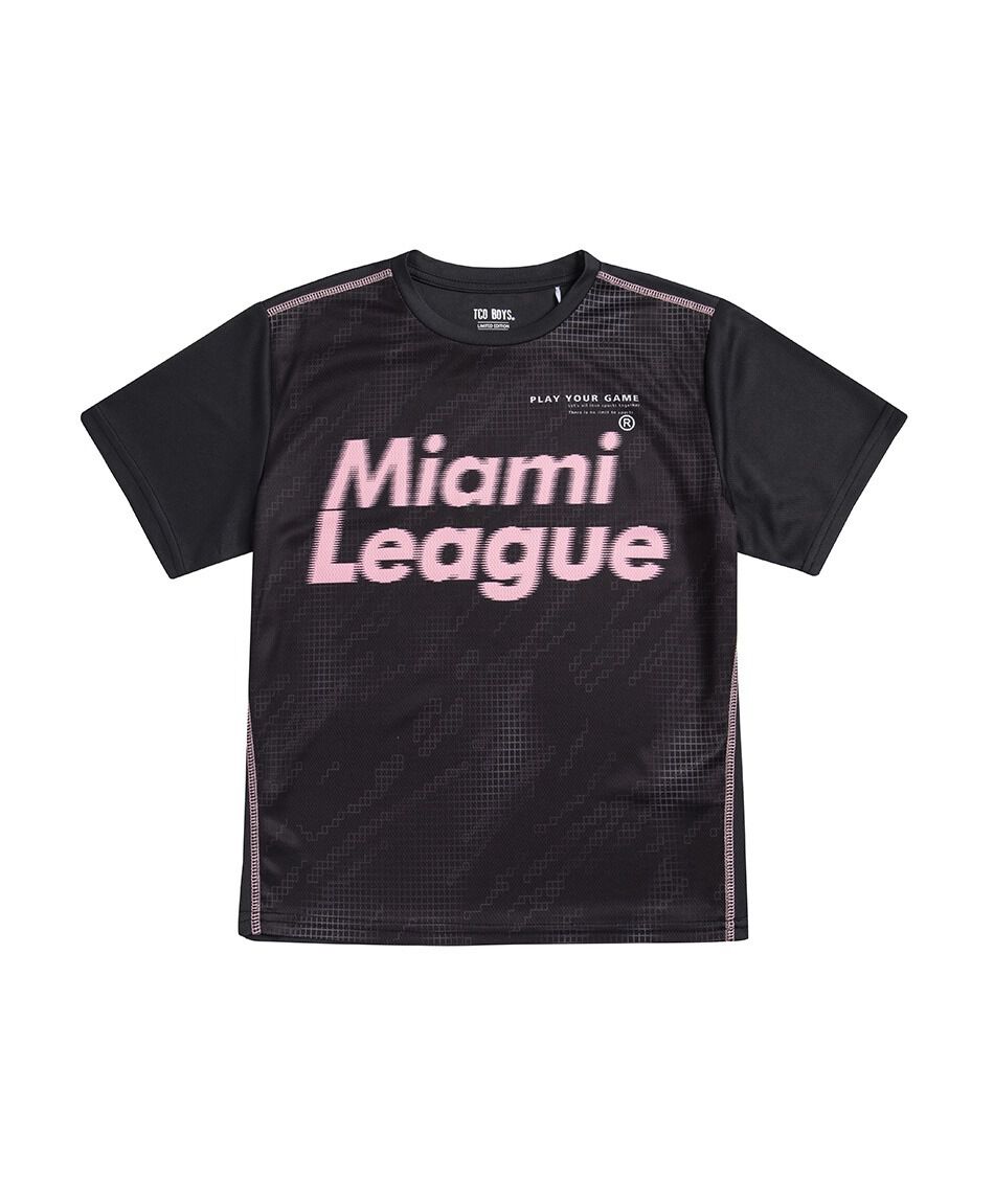 Remera ni&ntilde;o f&uacute;tbol miami league