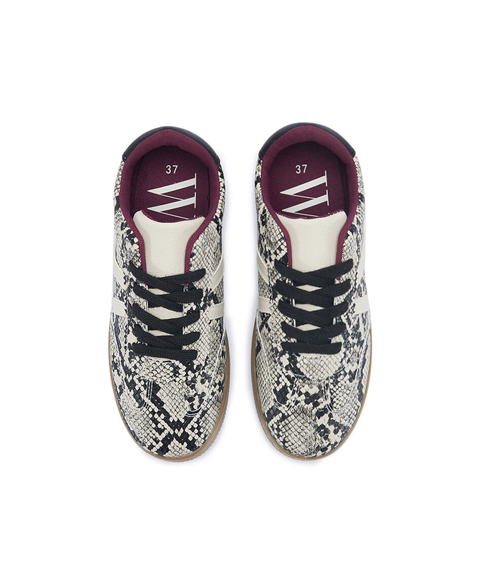 Zapatilla mujer vintage snake