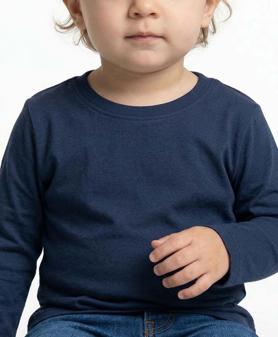 Remera beb&eacute; b&aacute;sica manga larga