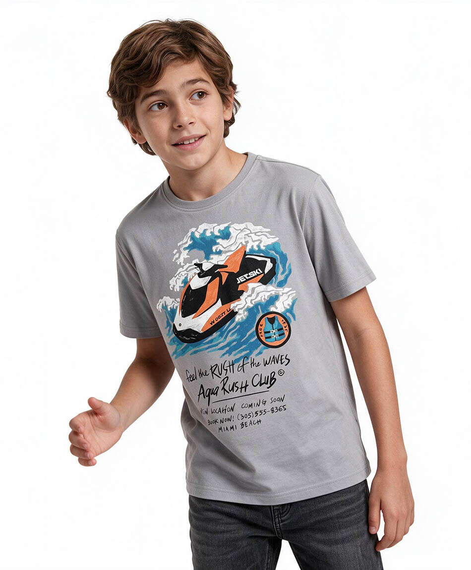 Remera ni&ntilde;o moto de agua