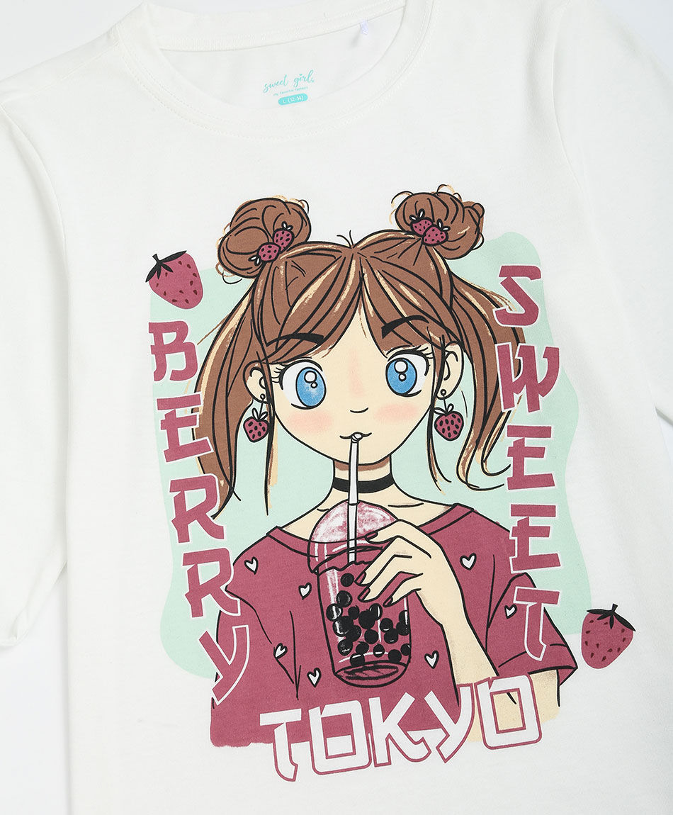 Polera ni&ntilde;a tokio time