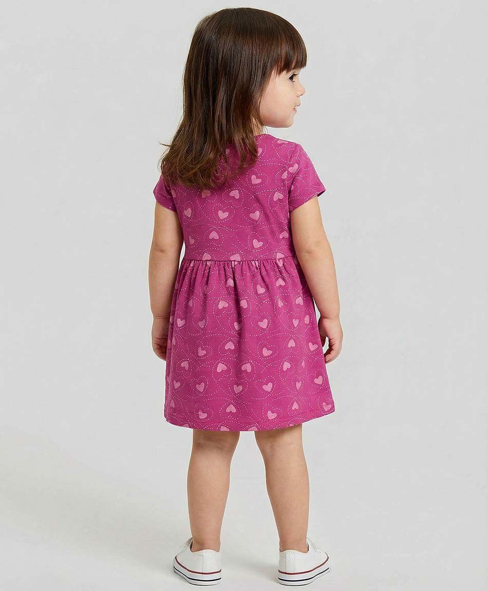 Vestido beb&eacute; corazones