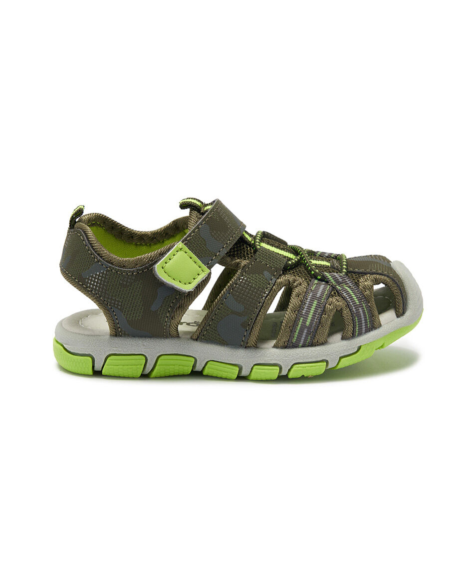 Sandalia infantil (20 a 25) outdoor army