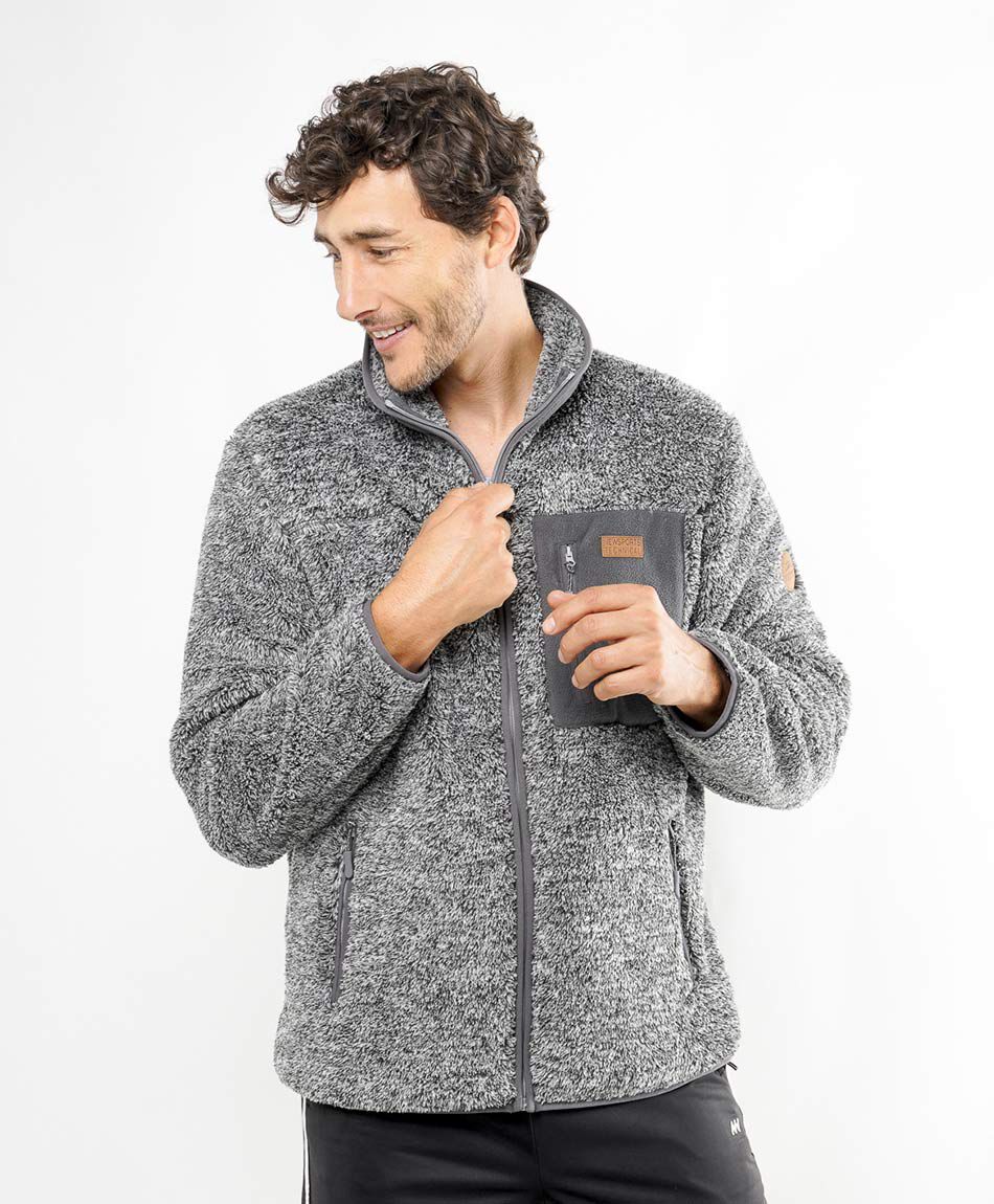 Campera deportiva hombre coral