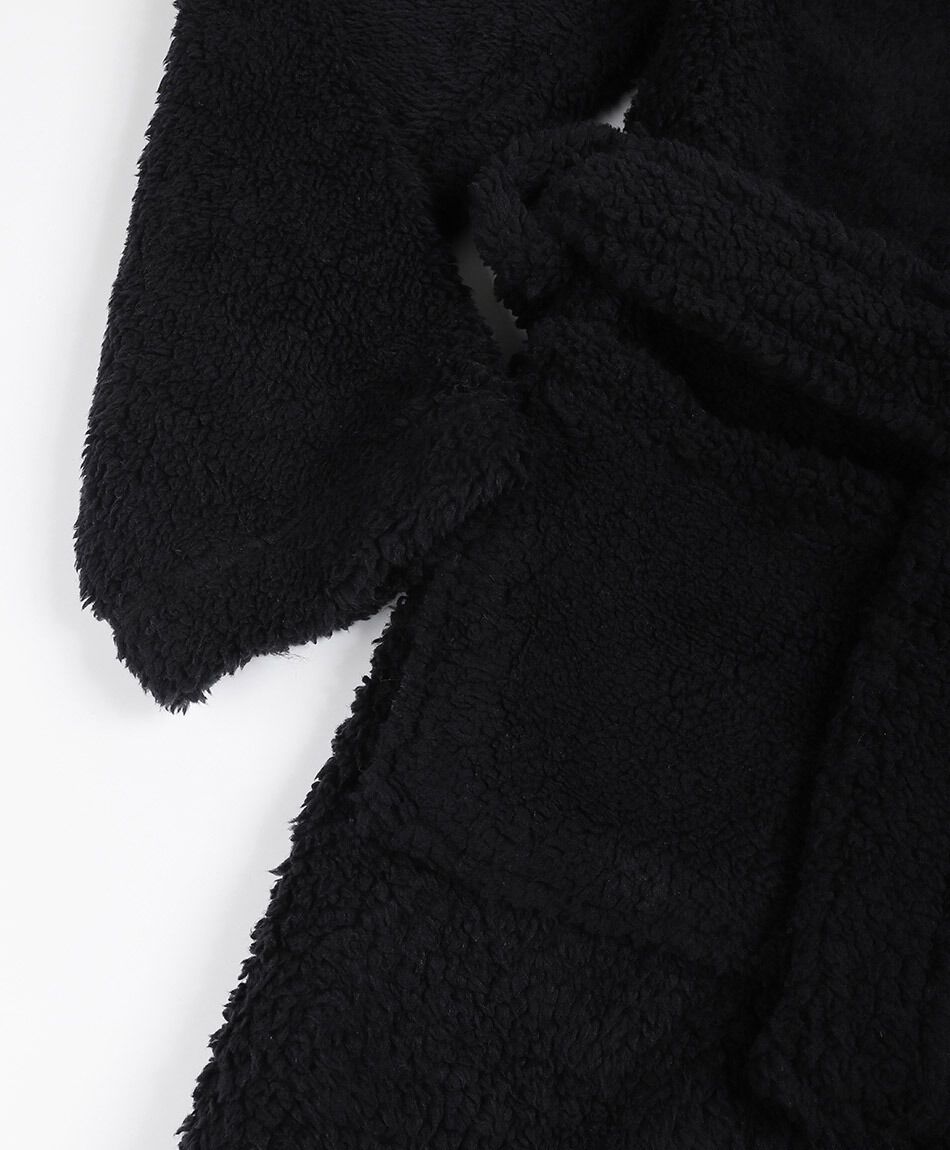 Bata mujer perro negro