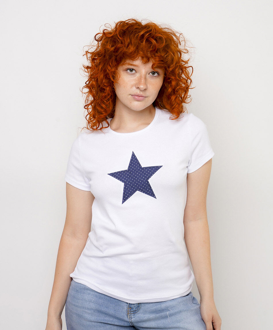 Remera mujer blue star
