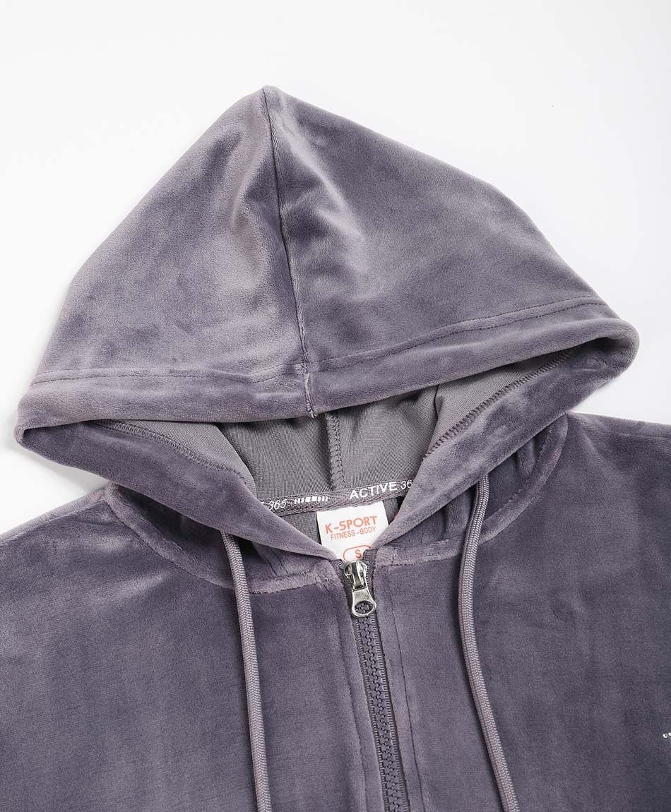 Buzo deportivo mujer hoodie lila