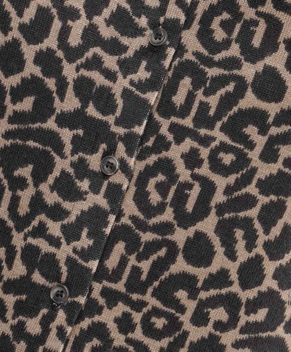 Cardigan mujer animal print