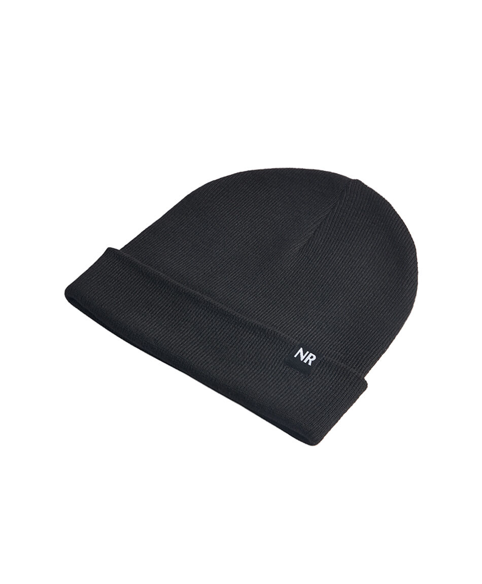 Gorra hombre tejido negro