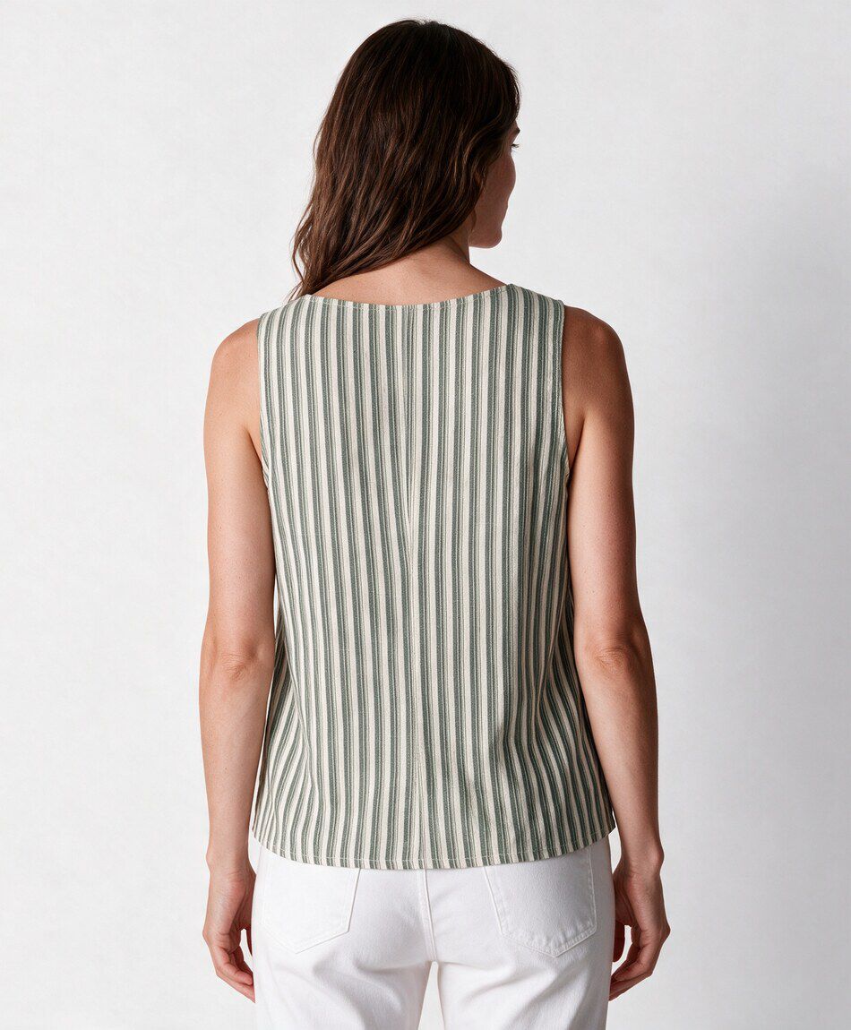 Camisa mujer vest l&iacute;neas