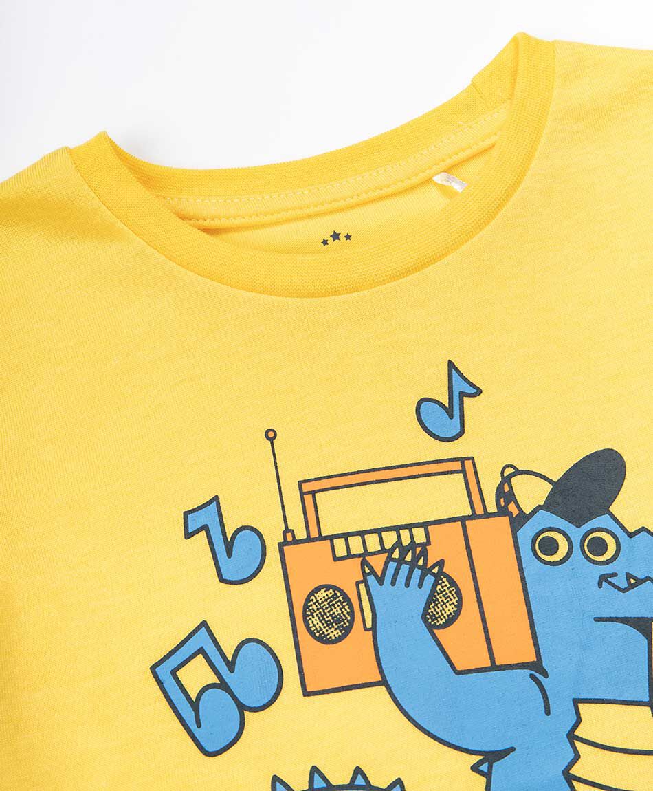 Remera beb&eacute; dinosaurio radio