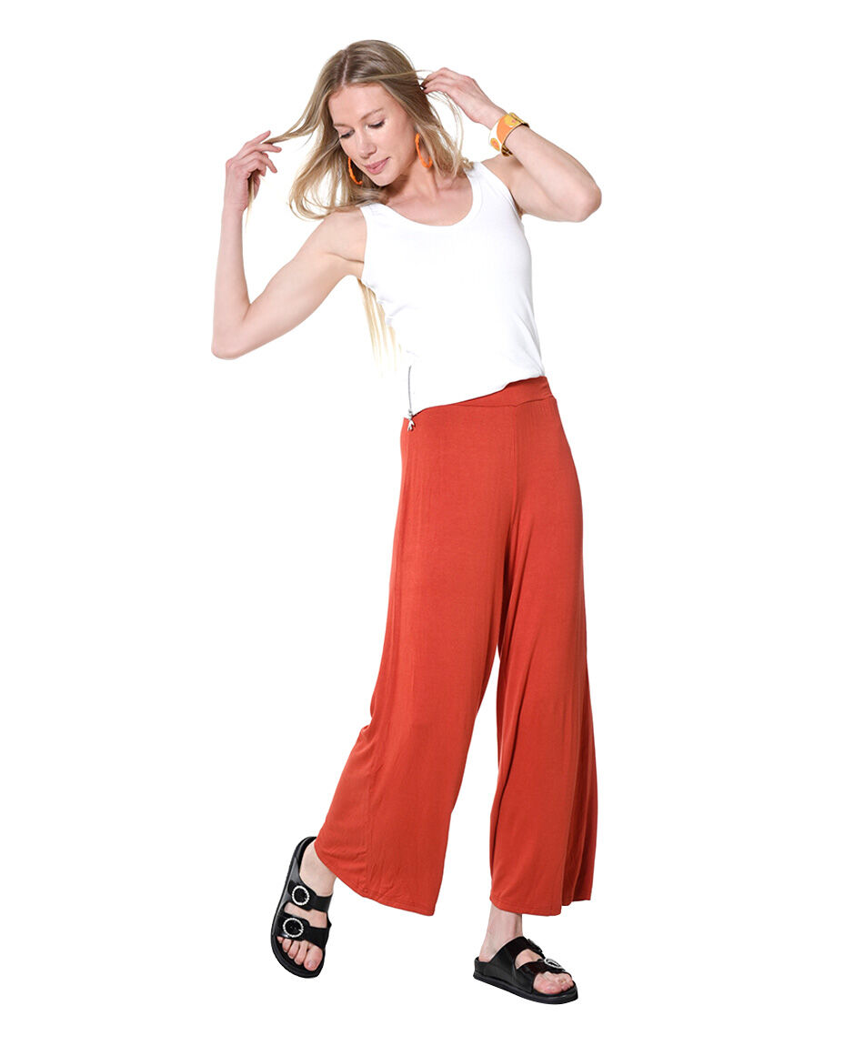 Pantalon palazzo jersey