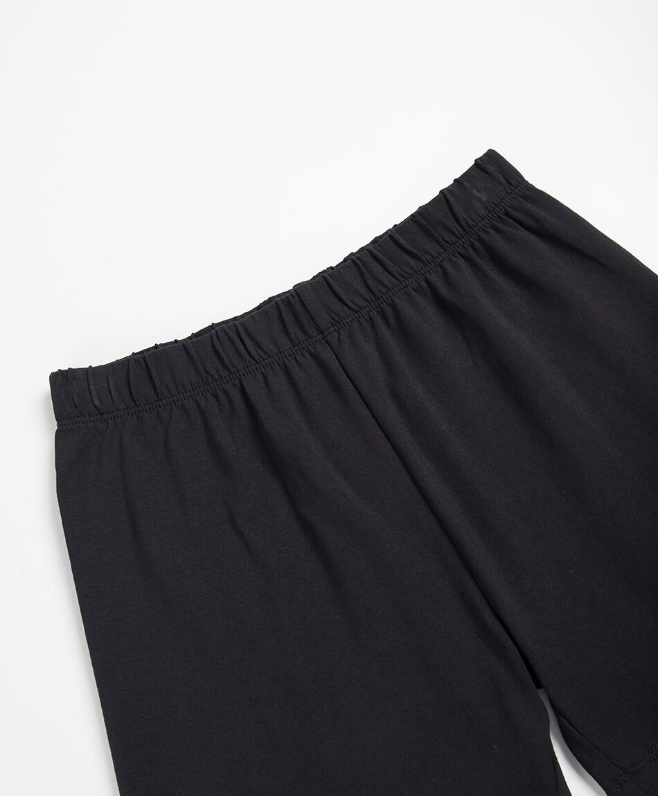 Short ni&ntilde;a biker negro