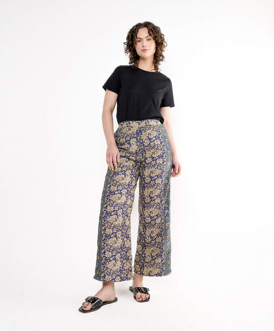 Pantal&oacute;n mujer contraste