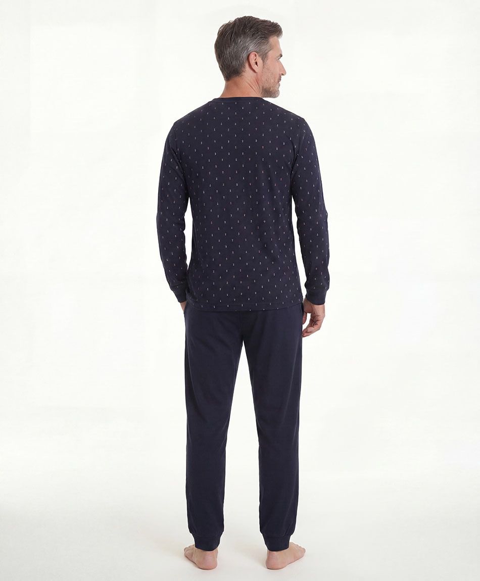 Pijama hombre puntos colores