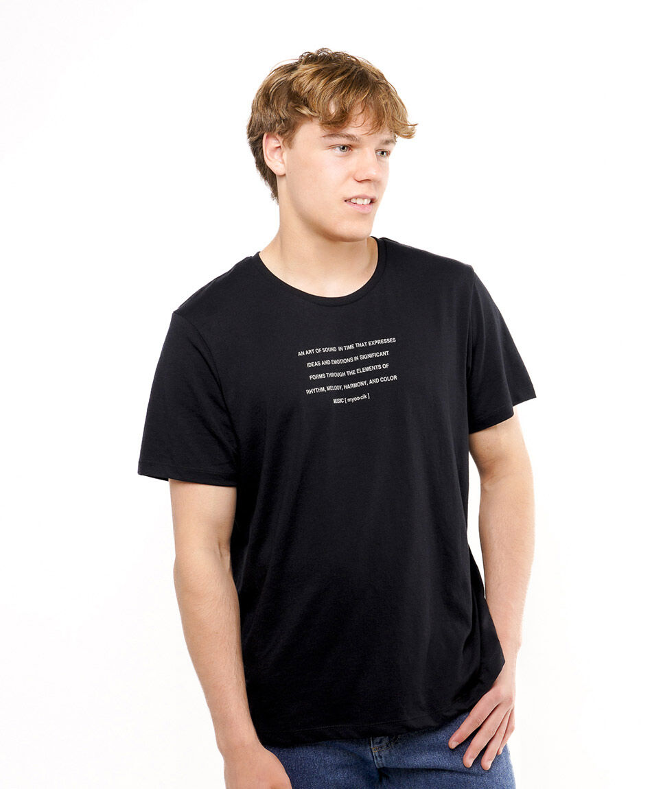 Remera hombre estampado doble red hot