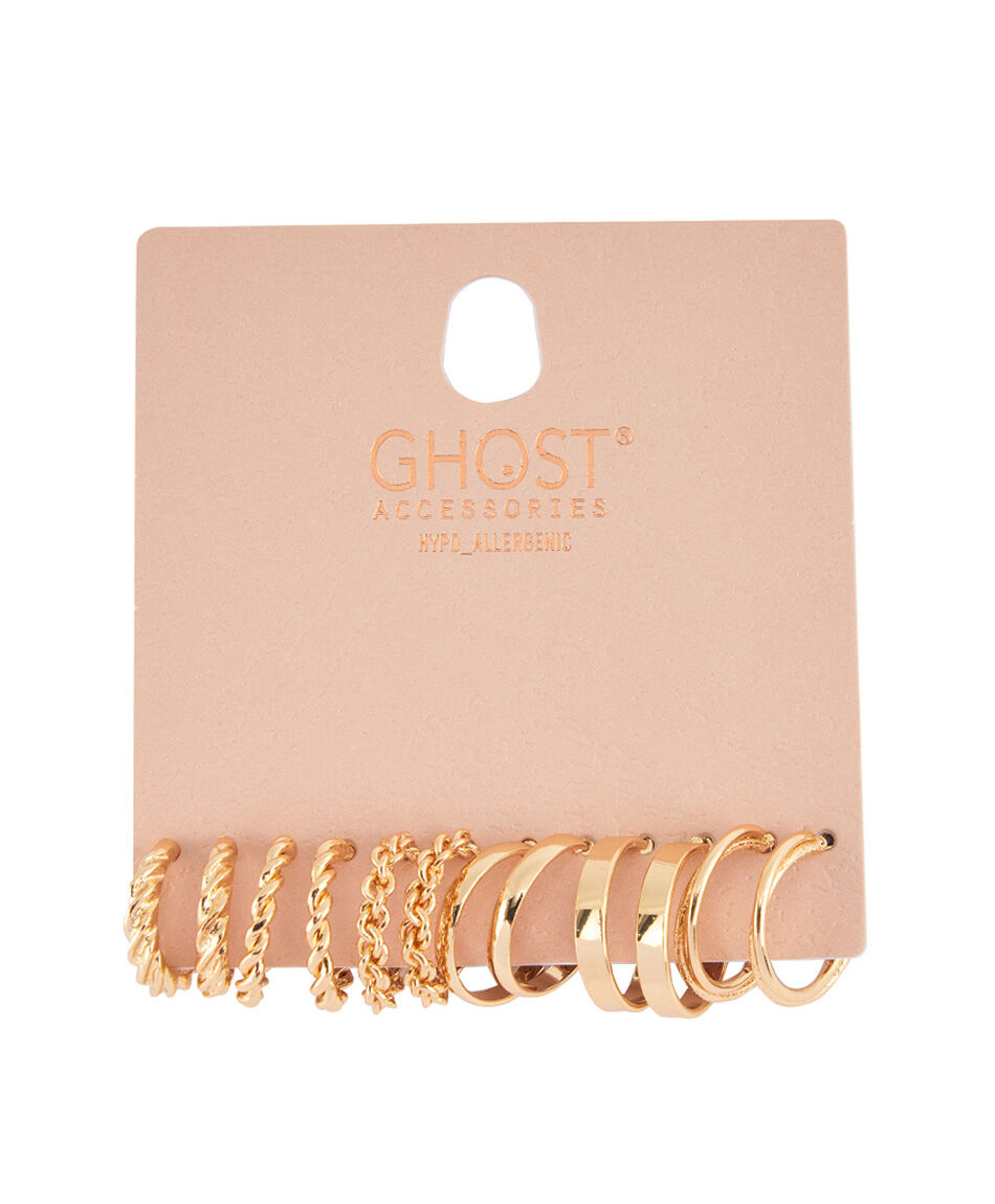 Set 6 aros mujer argollas