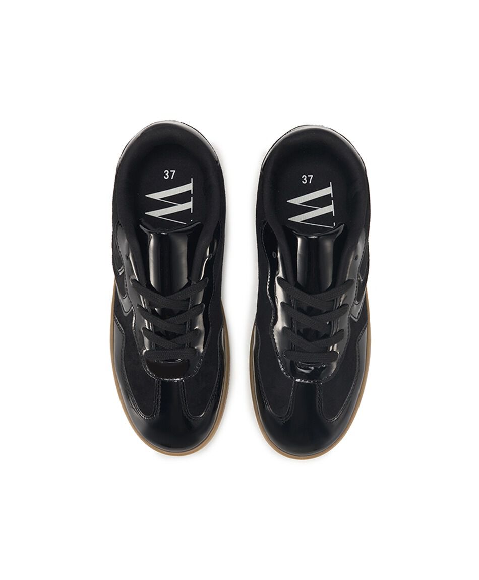 Zapatilla mujer vintage charol