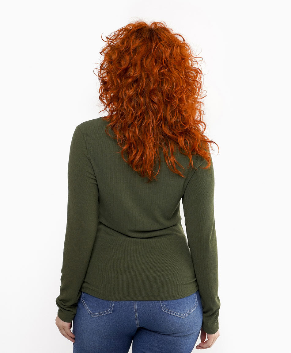 Remera mujer caballo bordado