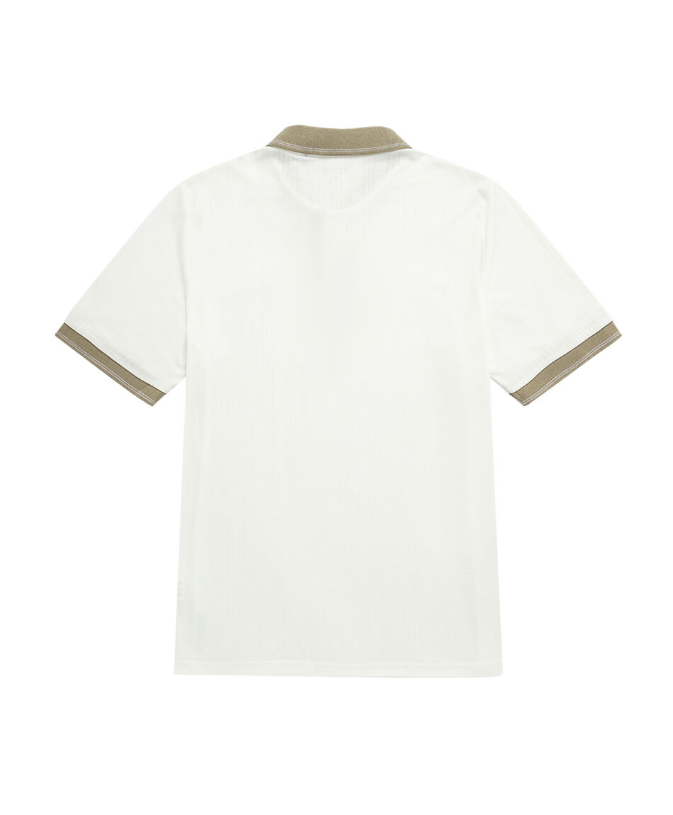 Remera hombre cuello polo estilo minimalista