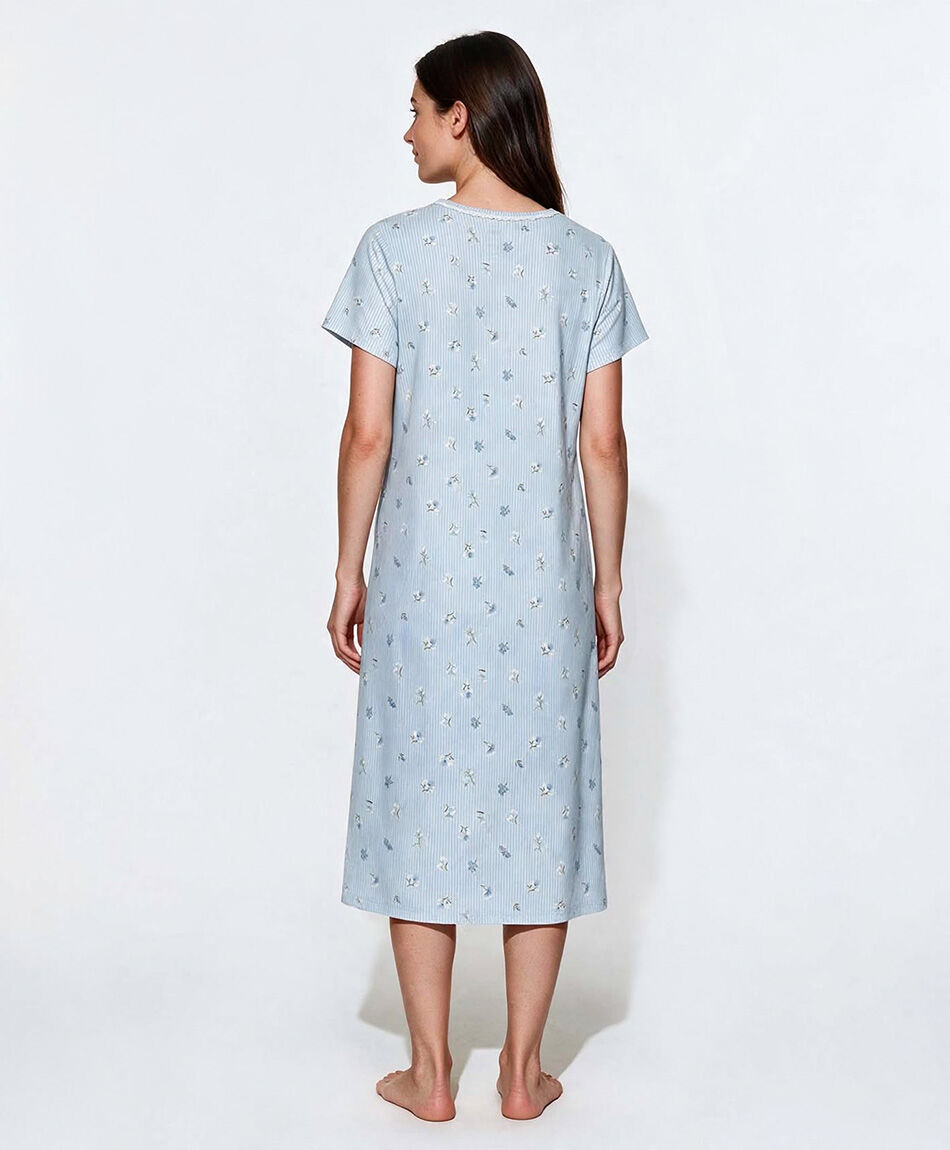 Camison mujer rayas y flores