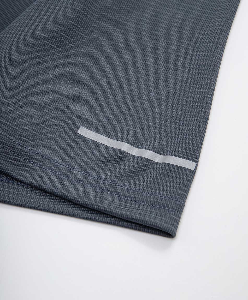 Polera deportiva hombre lisa gris