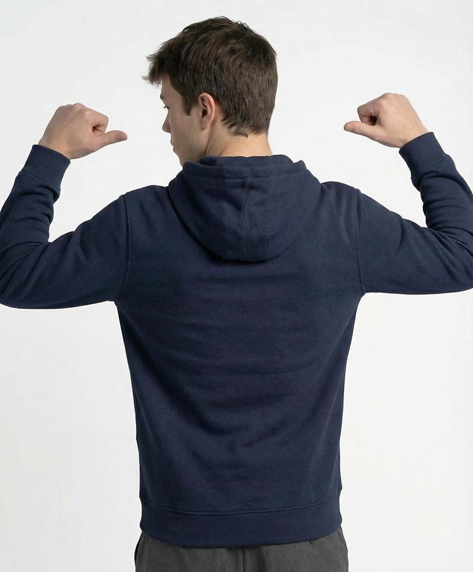 Buzo escolar full zipper navy