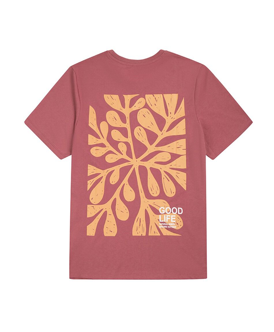 Remera hombre doble estampado california nature