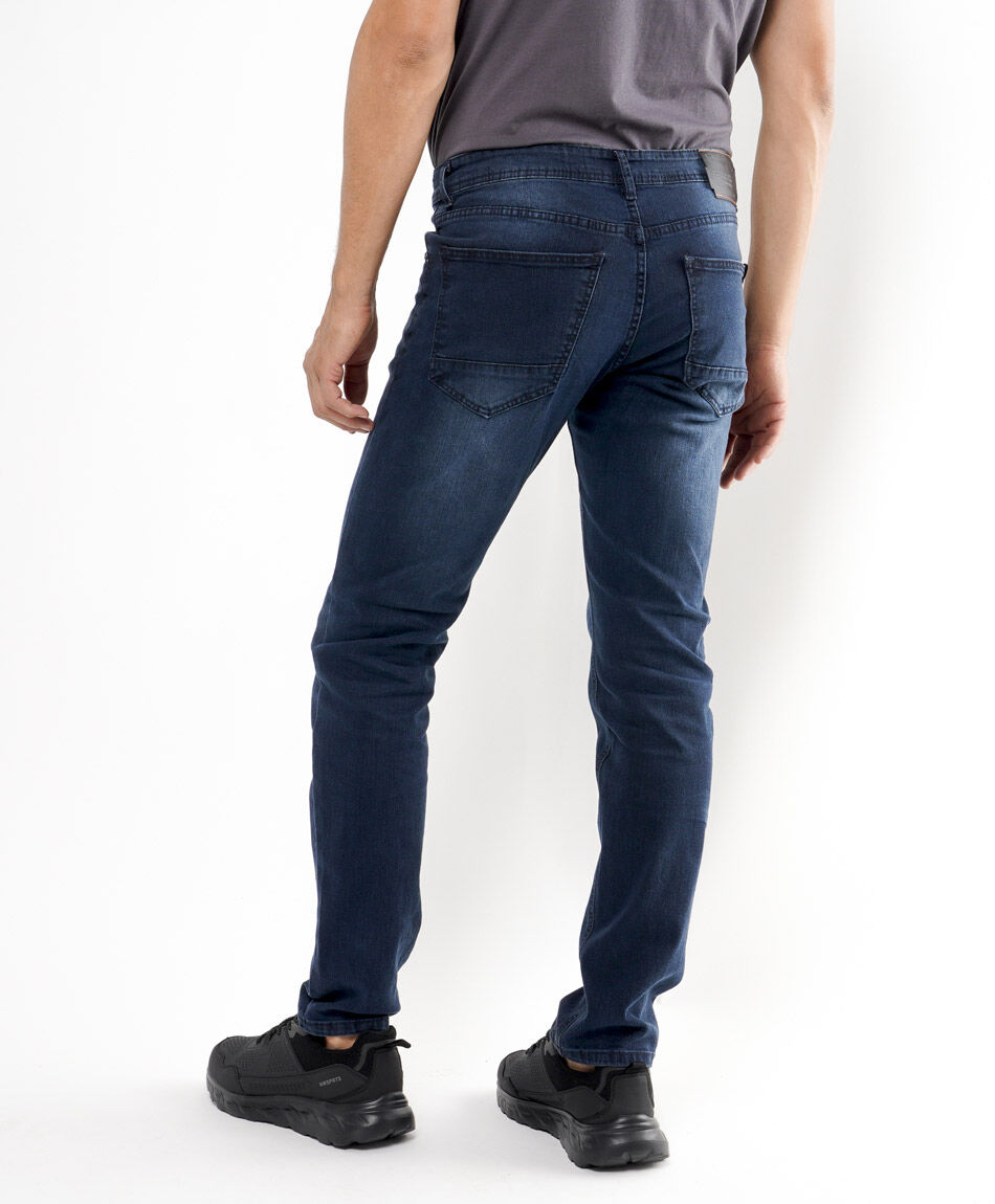 Jeans hombre azul super skinny fit