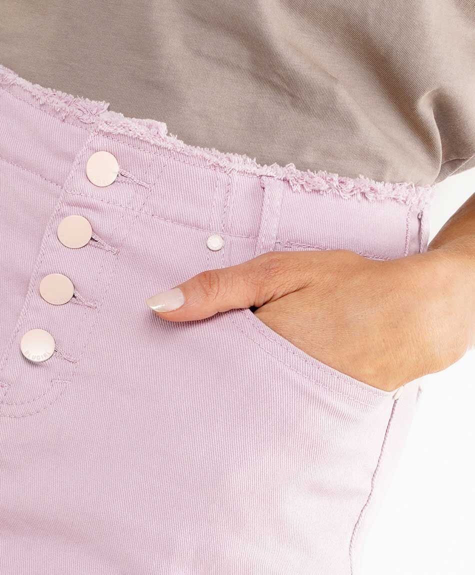 Short mujer abotonado pink