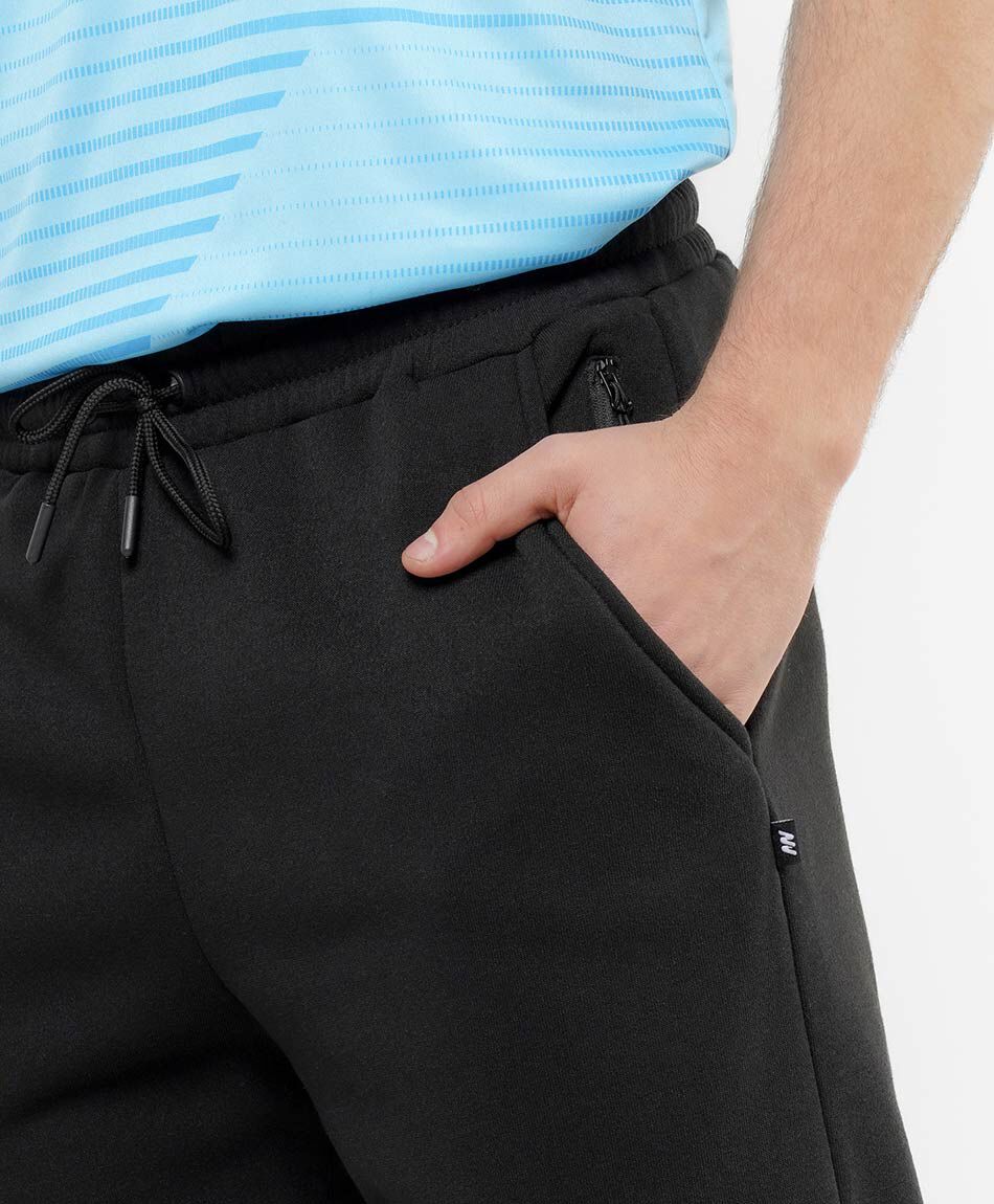 Pantal&oacute;n deportivo hombre cl&aacute;sico black