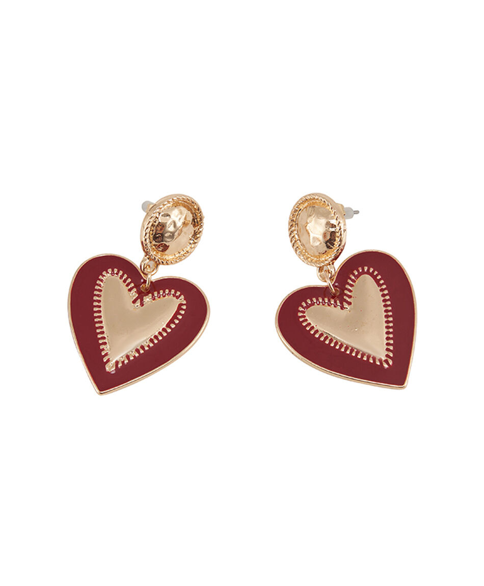 Aros mujer coraz&oacute;n