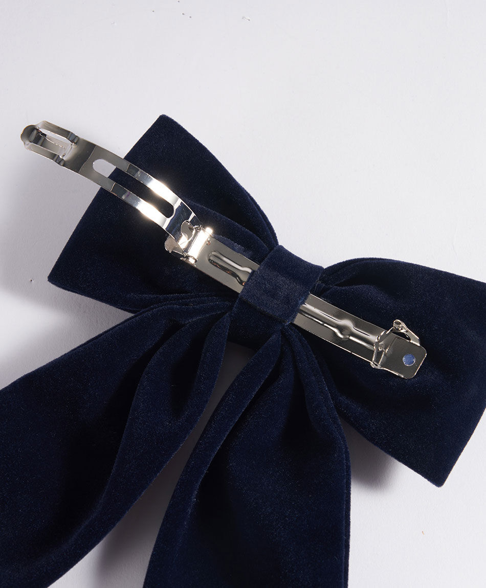 Pinche escolar velvet azul