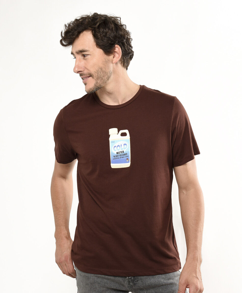 Remera hombre print cold water