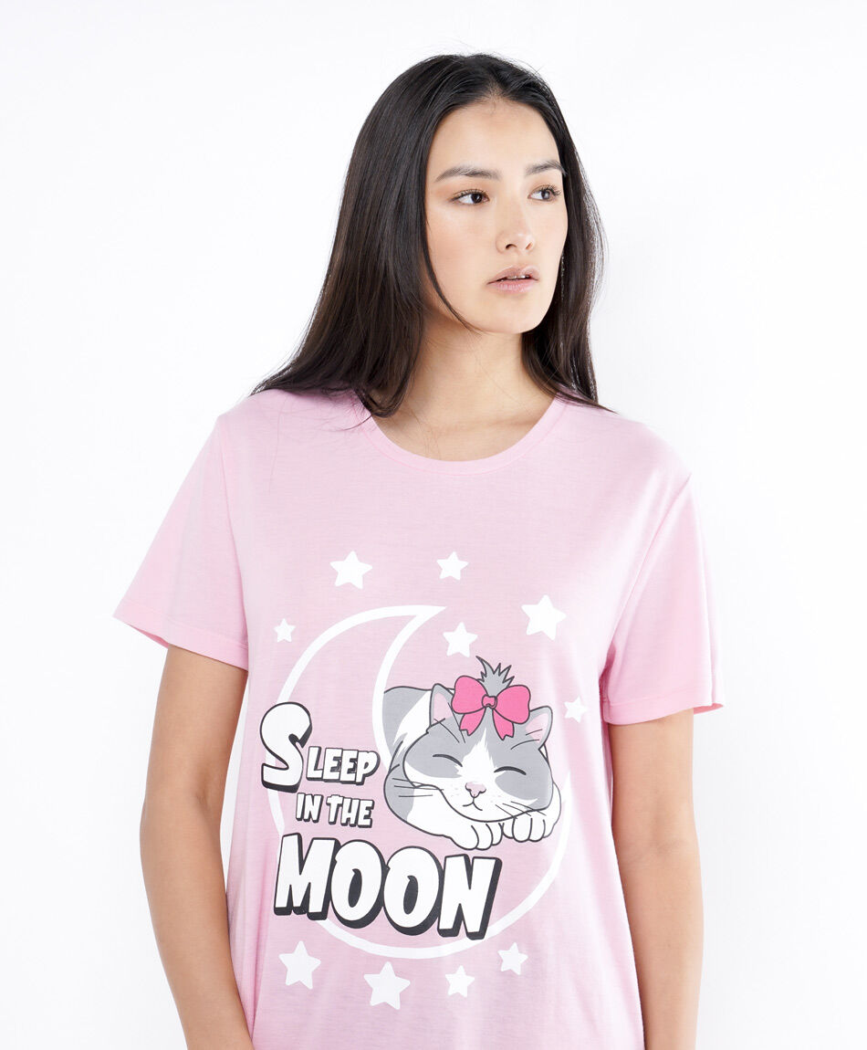 Camisola mujer sleep gatito