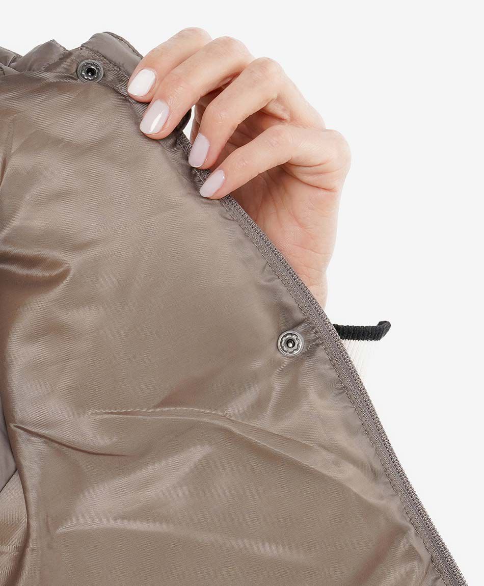 Parka mujer larga sin mangas
