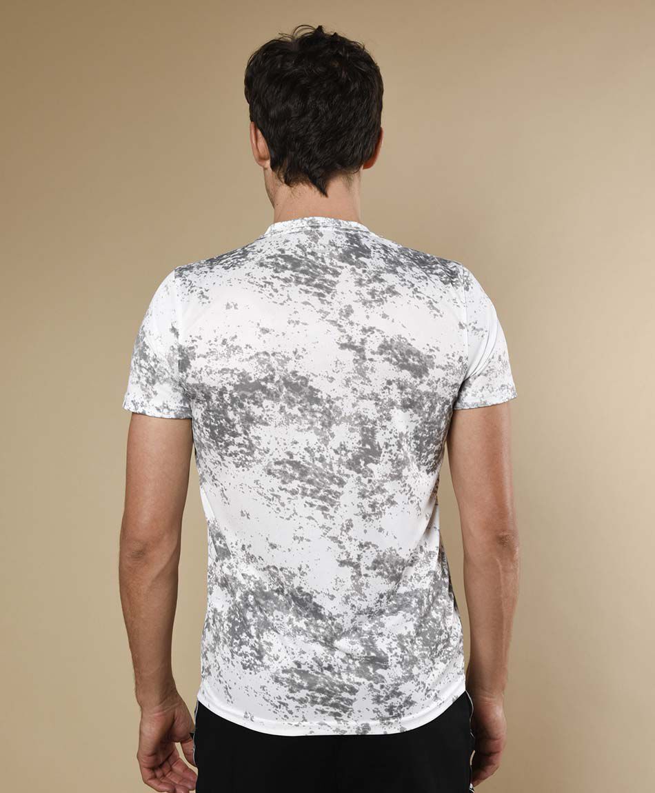 Polera deportiva manga corta cuello redondo