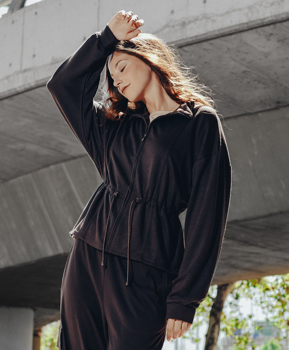 Buzo mujer cintura elasticada