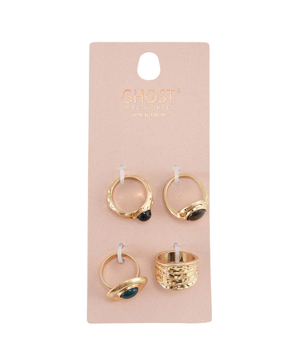 Set anillos mujer piedras
