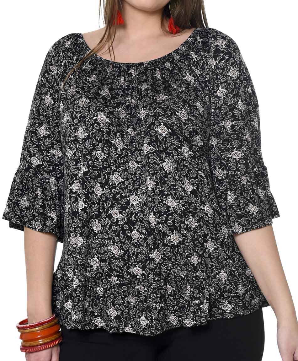 Polera estampada