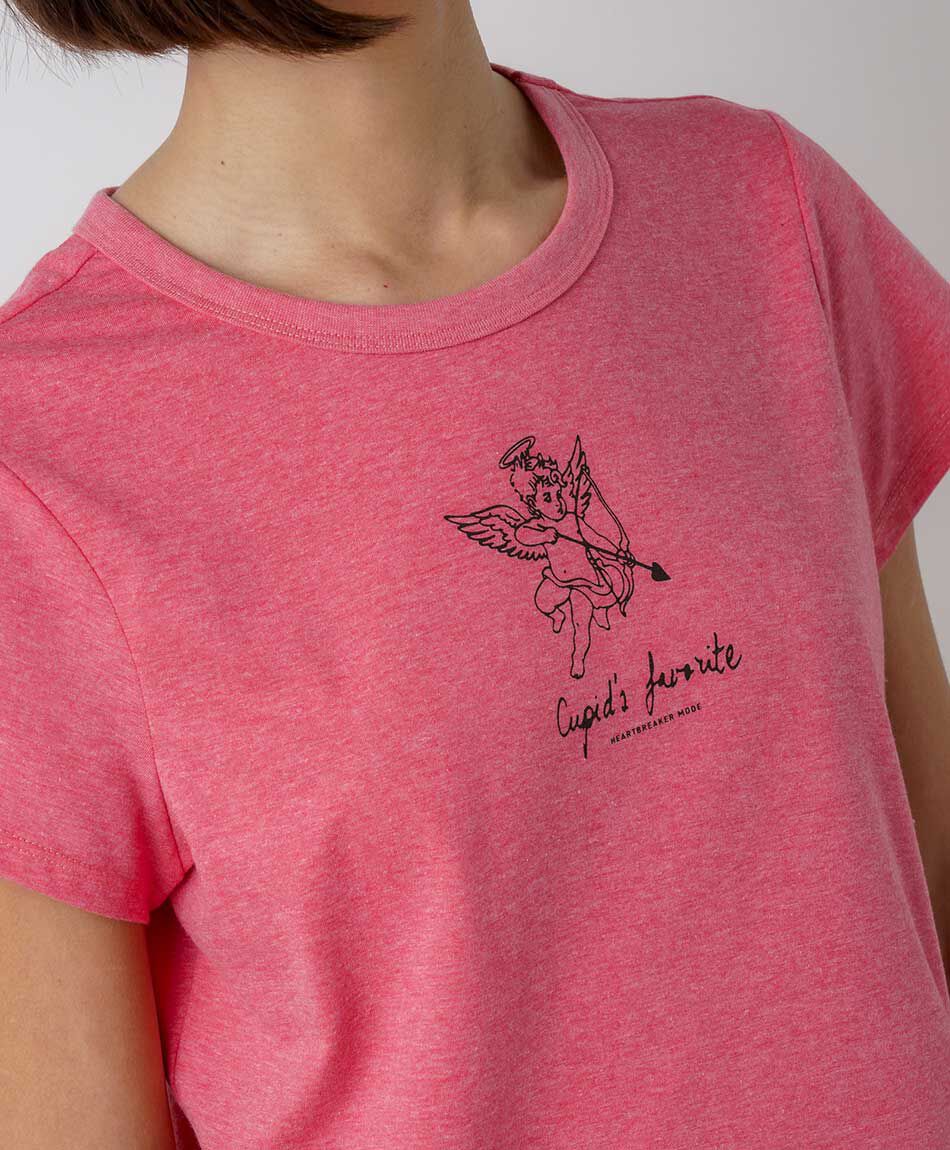 Remera mujer cupido crop
