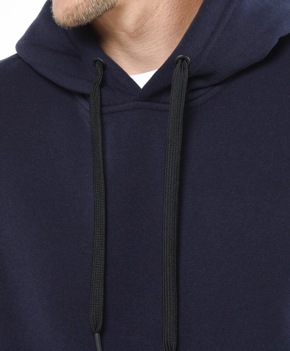 Buzo hombre liso capucha