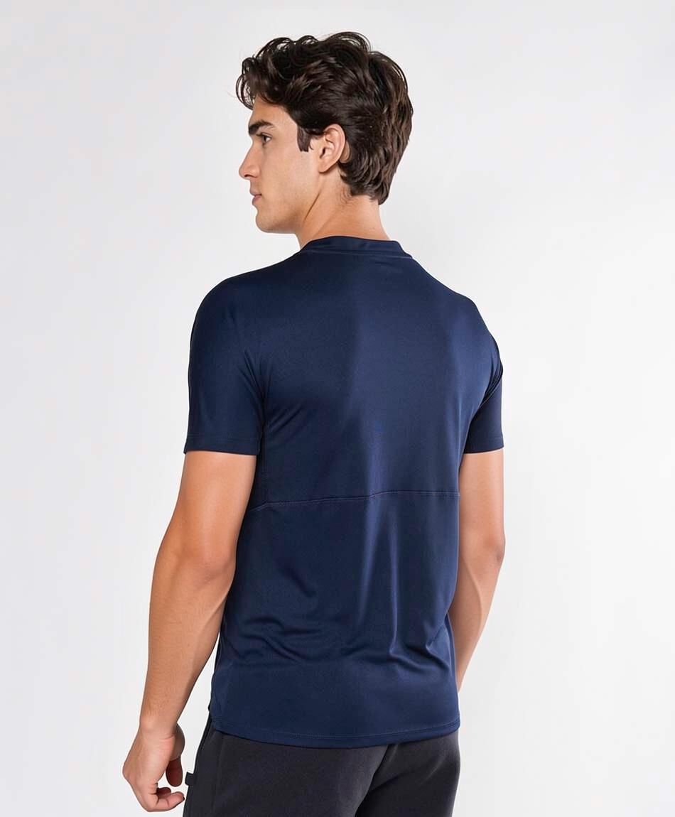 Polera deportiva hombre running lisa